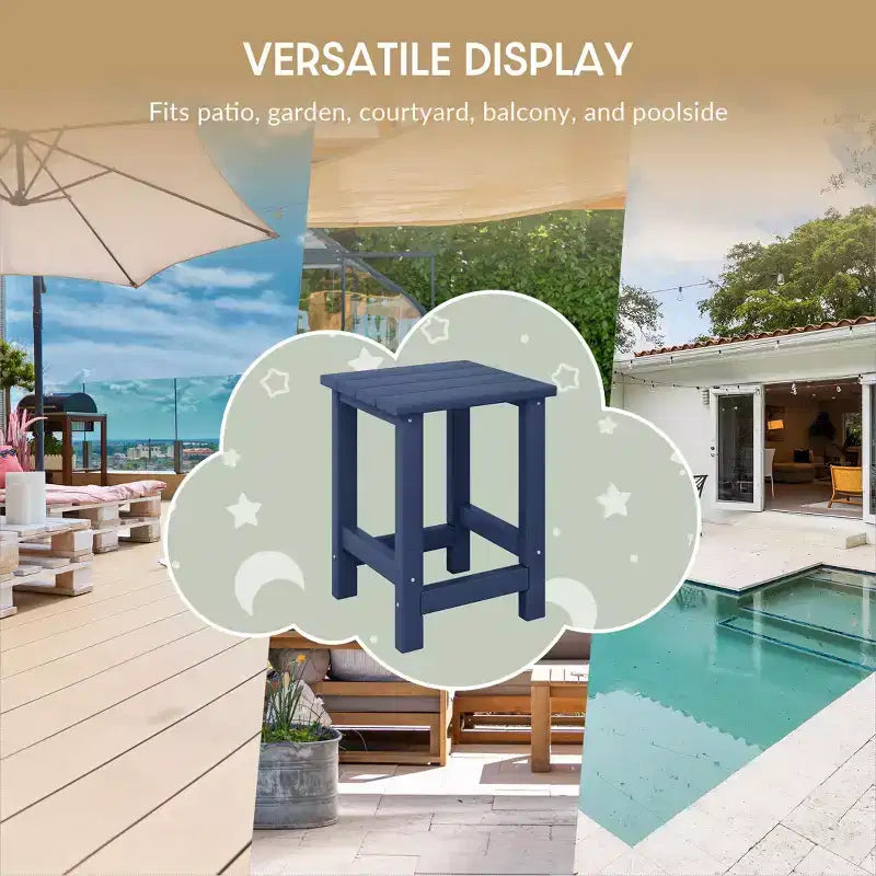 WestinTrends 3-Piece Kids Outdoor Rocking Chairs Set With Kids Square Side Table