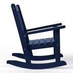 WestinTrends 3-Piece Kids Outdoor Rocking Chairs Set With Kids Square Side Table