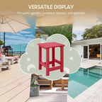 WestinTrends 3-Piece Kids Outdoor Rocking Chairs Set With Kids Square Side Table