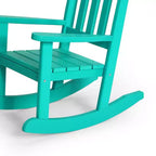 WestinTrends 3-Piece Kids Outdoor Rocking Chairs Set With Kids Square Side Table