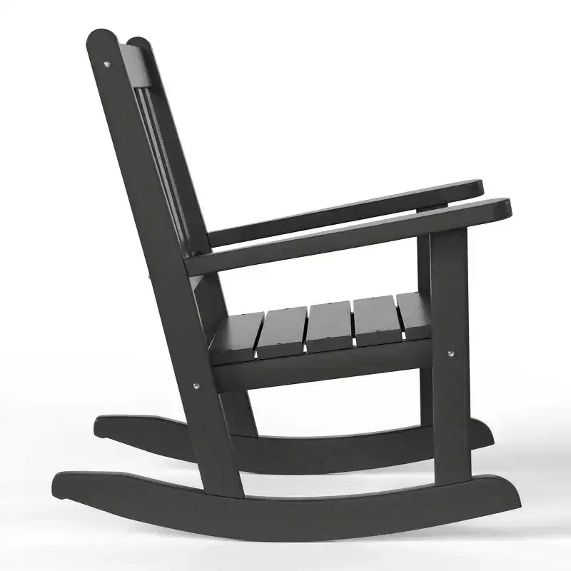 WestinTrends 3-Piece Kids Outdoor Rocking Chairs Set With Kids Square Side Table