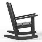 WestinTrends 3-Piece Kids Outdoor Rocking Chairs Set With Kids Square Side Table