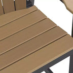 Tree City Tall Adirondack Bar Chair, Outdoor Counter-Height Chair for Patio & Deck, Heavy-Duty HDPE All-Weather Chair