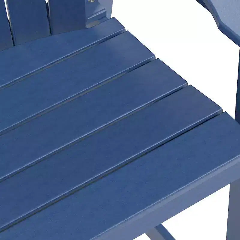 Tree City Tall Adirondack Bar Chair, Outdoor Counter-Height Chair for Patio & Deck, Heavy-Duty HDPE All-Weather Chair