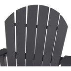 Tree City Tall Adirondack Bar Chair, Outdoor Counter-Height Chair for Patio & Deck, Heavy-Duty HDPE All-Weather Chair