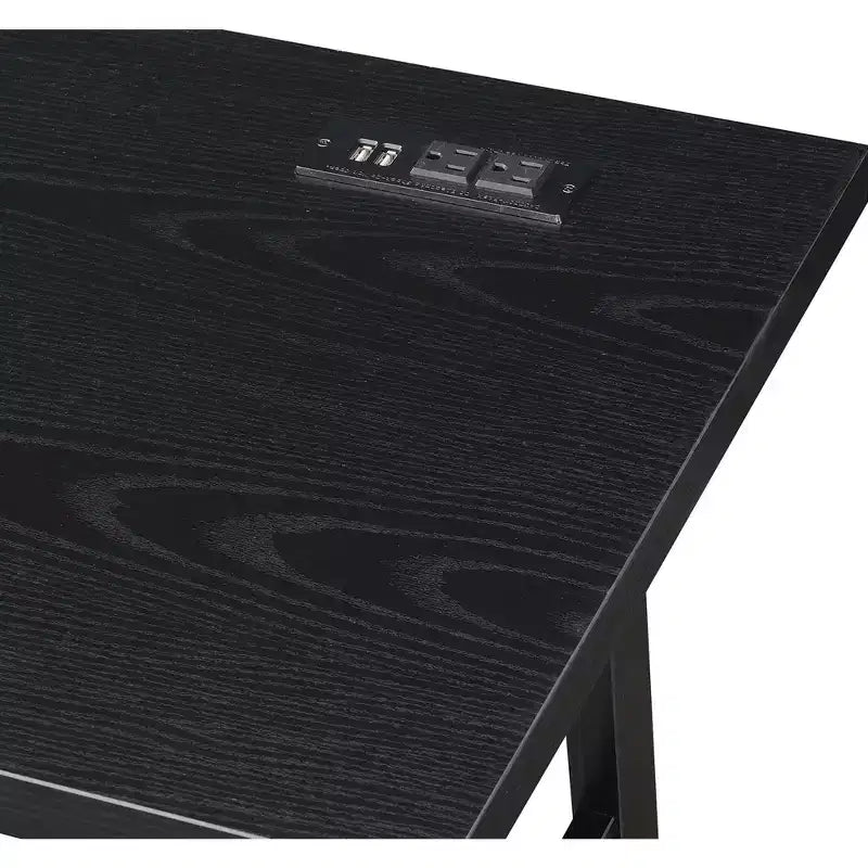 HomeStock Scrivanie per computer in composito di legno color beige alte 86 cm