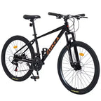 Bicicletta Okak 26 pollici per adulti con 24 velocità e forcella ammortizzata, mountain bike con pneumatici KENDA e freno a disco, bici fat tire per uomo e donna