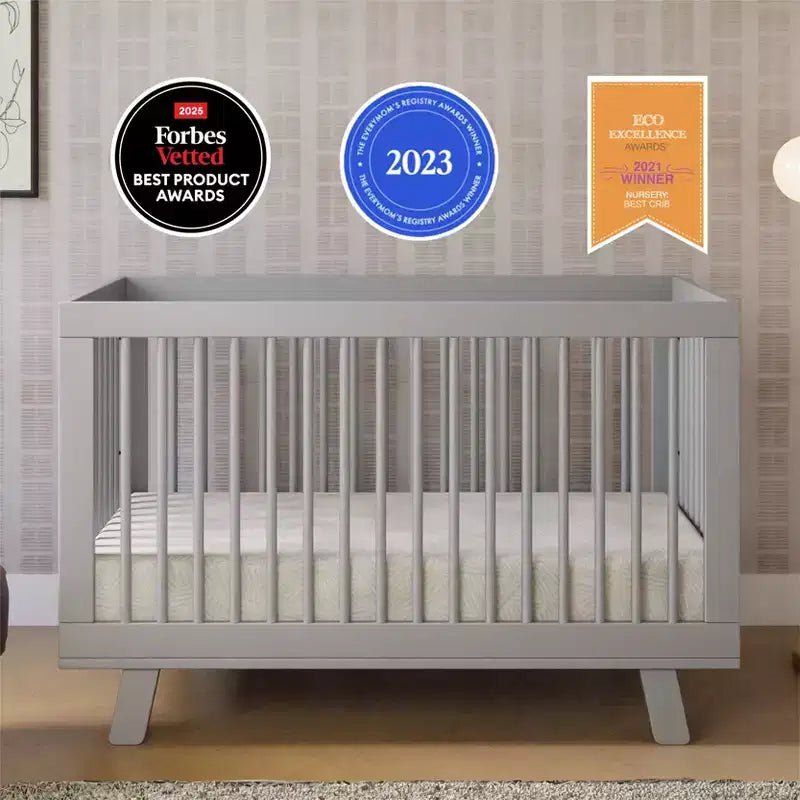Babyletto Hudson 3-in-1 Convertible Crib with Toddler Bed Conversion Kit