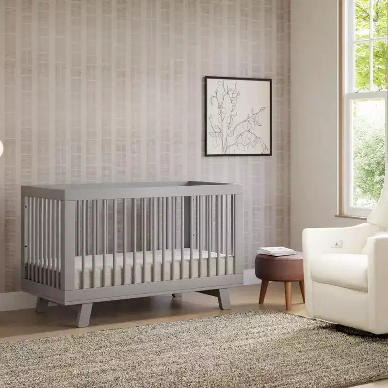Babyletto Hudson 3-in-1 Convertible Crib with Toddler Bed Conversion Kit