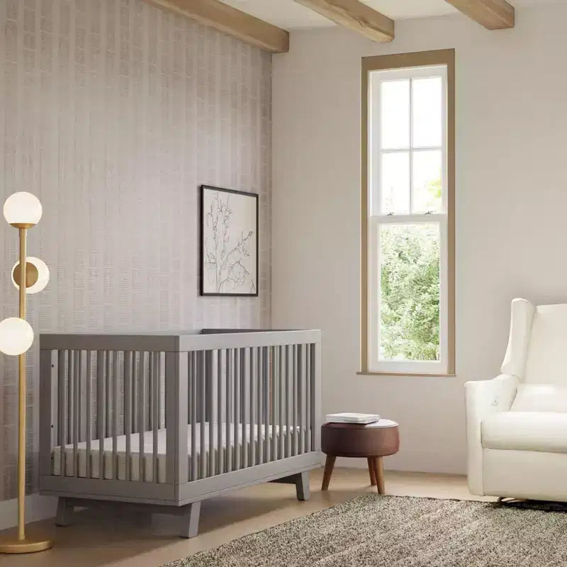 Babyletto Hudson 3-in-1 Convertible Crib with Toddler Bed Conversion Kit