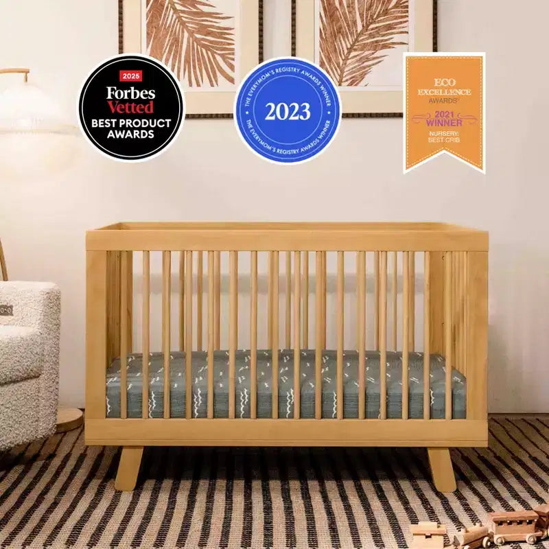 Babyletto Hudson 3-in-1 Convertible Crib with Toddler Bed Conversion Kit