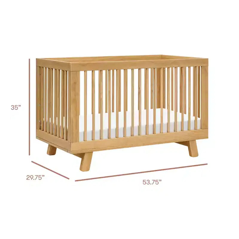 Babyletto Hudson 3-in-1 Convertible Crib with Toddler Bed Conversion Kit