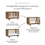 Babyletto Hudson 3-in-1 Convertible Crib with Toddler Bed Conversion Kit