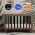 Babyletto Hudson 3-in-1 Convertible Crib with Toddler Bed Conversion Kit