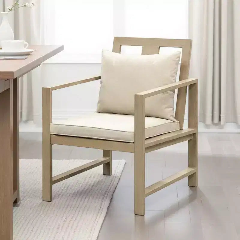 Set di 2 poltrone da esterno Royal Hampton, sfoderabili beige, marrone naturale