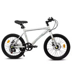 Okak Bici per Bambini 20 pollici con 7 velocità e telaio in acciaio, Bici per Bambini con doppi freni a disco e pneumatici da 1.75 pollici, Bici Cruiser per Bambini e Bambine