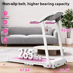 Tapis Roulant Pieghevole Elettrico 2.5HP Macchina da Corsa e Camminata per Palestra Domestica, Capacità Massima 120 kg