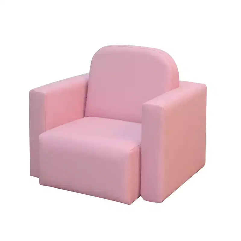 Whisen Set Tavolo e Sedia Trasformabile Multifunzione 2-in-1 per Bambini, Regalo per Bambini e Bambine di 3 Anni - Rosa