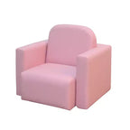 Whisen Set Tavolo e Sedia Trasformabile Multifunzione 2-in-1 per Bambini, Regalo per Bambini e Bambine di 3 Anni - Rosa