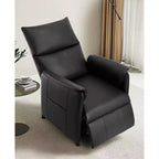 Single sofa, recliner with memory function, PU leather, home theater seat, suitable for living room and office.
