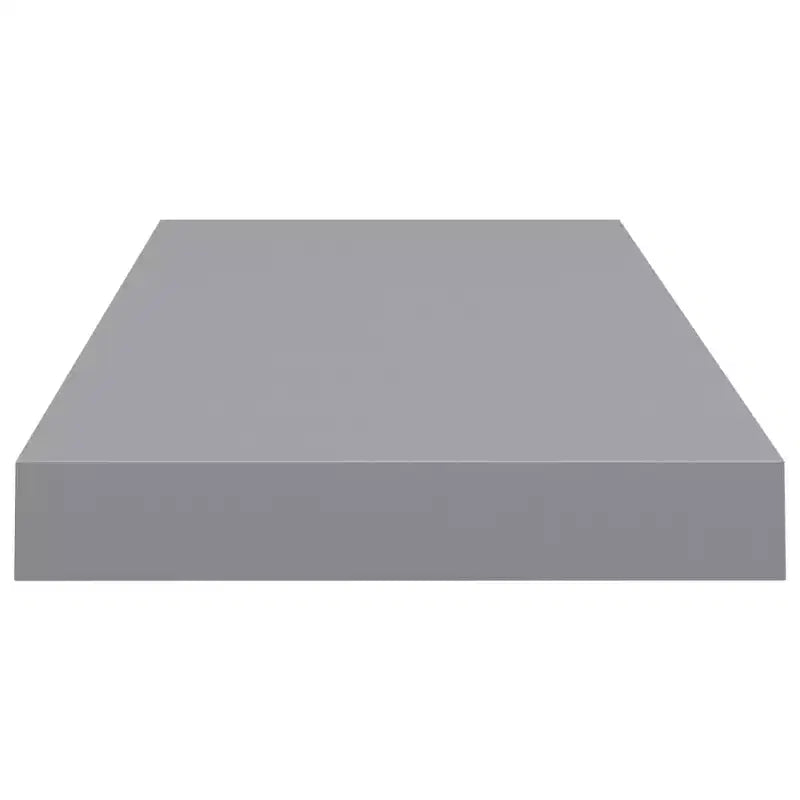 Wall Shelf Set of 2 Gray Honeycomb MDF, metal Medium Wall Shelf