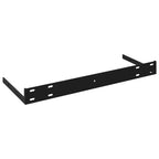 Wall Shelf Set of 2 Gray Honeycomb MDF, metal Medium Wall Shelf