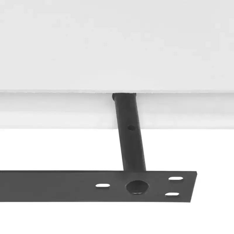 Wall Rack Set of 4 White MDF 47.2 in long Wall Mounted