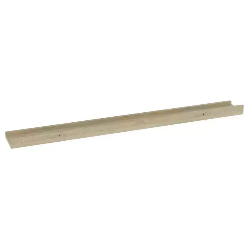 Wall Shelf Set of 4 Sonoma oak MDF 31.5 in x 3.5 in x 1.2 in