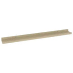 Wall Shelf Set of 4 Sonoma oak MDF 31.5 in x 3.5 in x 1.2 in