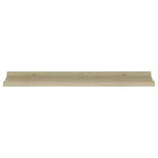 Wall Shelf Set of 4 Sonoma oak MDF 31.5 in x 3.5 in x 1.2 in