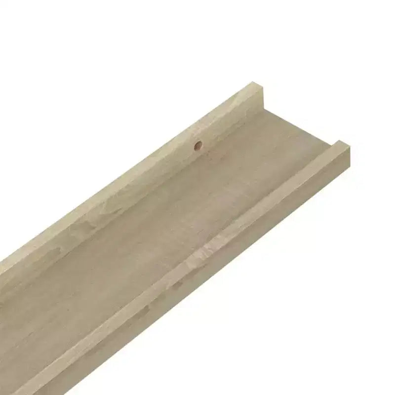 Wall Shelf Set of 4 Sonoma oak MDF 31.5 in x 3.5 in x 1.2 in