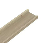Wall Shelf Set of 4 Sonoma oak MDF 31.5 in x 3.5 in x 1.2 in