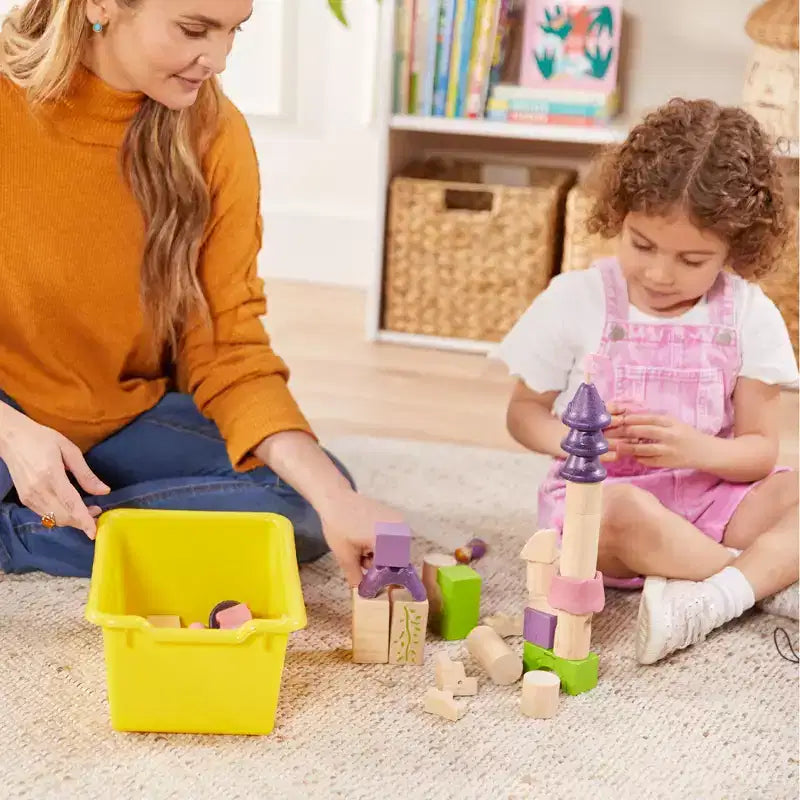 ECR4Kids 10 Cubby Mobile Tray Cabinet and 10 Scoop Front Bins, 5x2, Kids Furniture