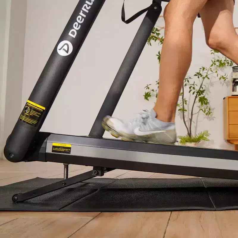 Tapis roulant DeerRun X20 con inclinazione automatica al 15%, tapis roulant con pedana completa, portata 180 kg