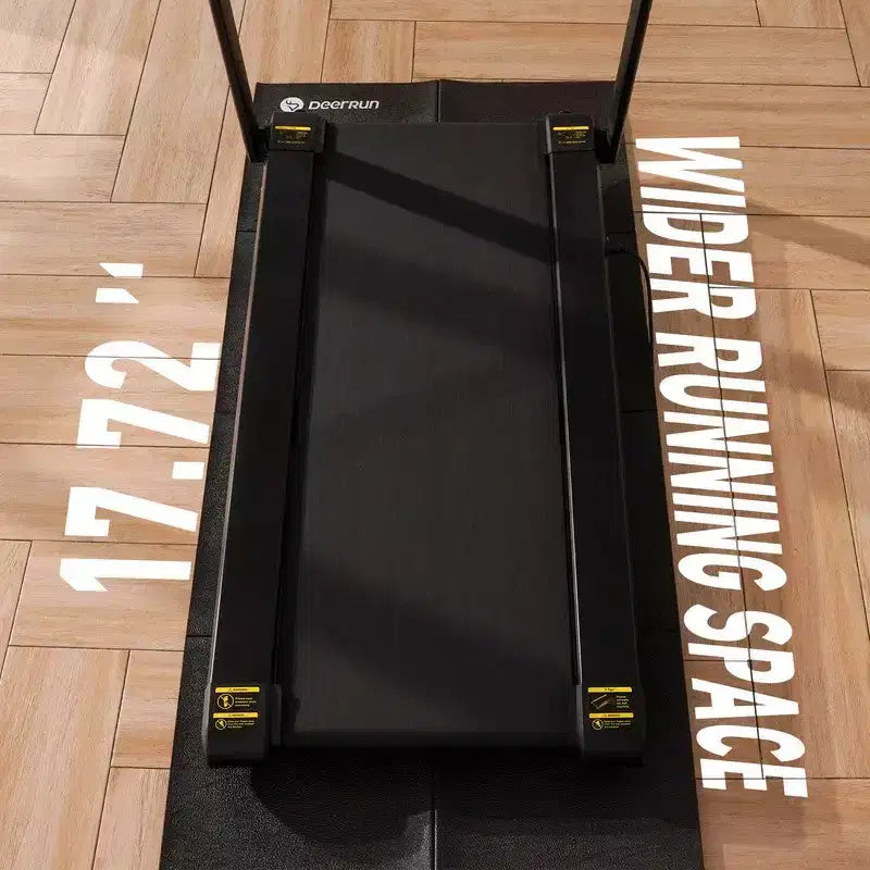 Tapis roulant DeerRun X20 con inclinazione automatica al 15%, tapis roulant con pedana completa, portata 180 kg