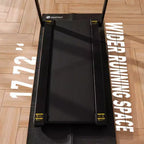 Tapis roulant DeerRun X20 con inclinazione automatica al 15%, tapis roulant con pedana completa, portata 180 kg