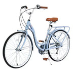 NAYSAYE 24 Bici Cruiser da Spiaggia per Donne Bici da Donna 7 Velocità Bici Cruiser Complete con Doppio Freno a V, Bici da Città per Adulti per Donne, Uomini