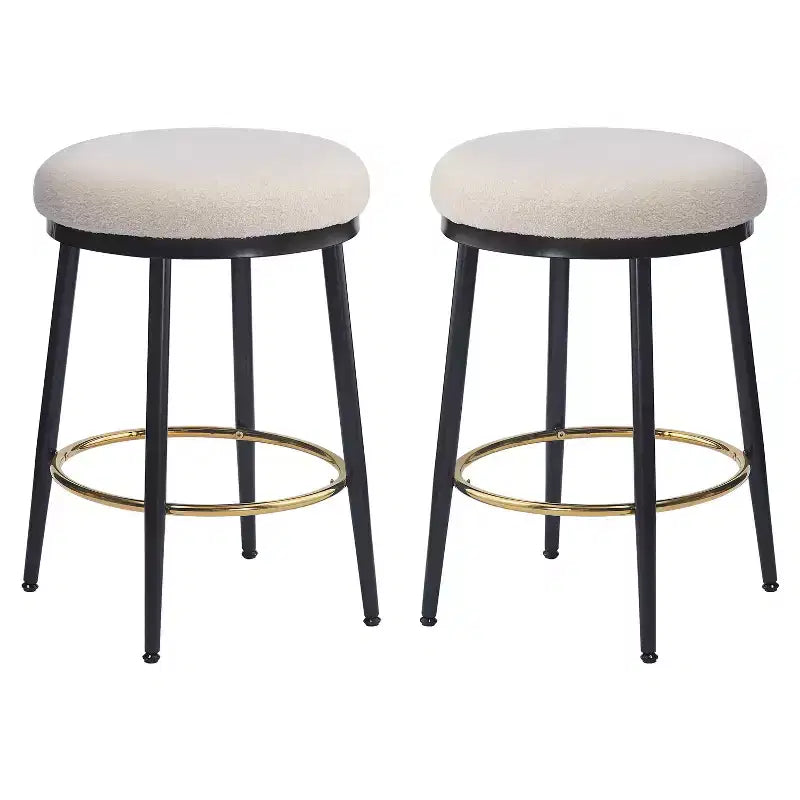 Okak 24.75 Modern Counter Height Bar Stools with Sponge Cushion Set of 2/4, Modern Counter Stools, Accent Chair for Kitchen, Dining Room