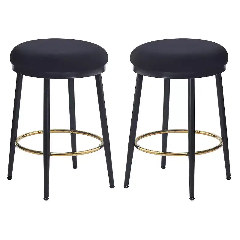 Okak 24.75 Modern Counter Height Bar Stools with Sponge Cushion Set of 2/4, Modern Counter Stools, Accent Chair for Kitchen, Dining Room