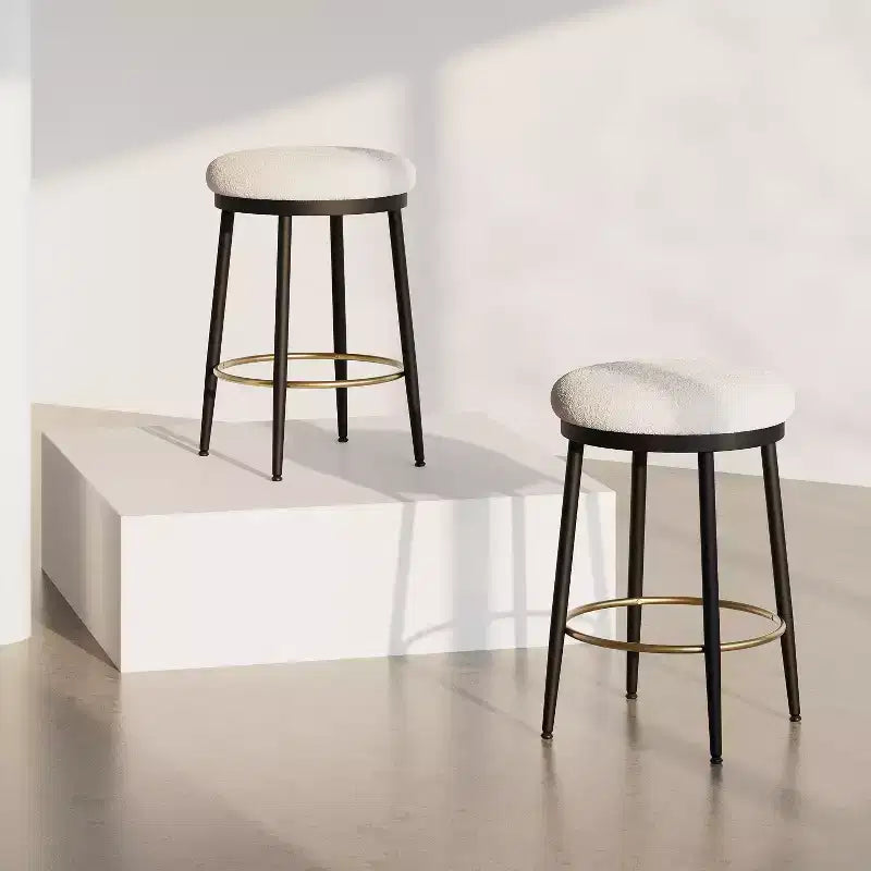 Okak 24.75 Modern Counter Height Bar Stools with Sponge Cushion Set of 2/4, Modern Counter Stools, Accent Chair for Kitchen, Dining Room