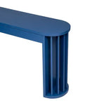 Consolle Lunga con Contenitore, Tavolo da Ingresso Minimalista con Cassetti e Consolle da Corridoio in Legno con Design a Linee Curve e Dritte