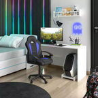 Sedia da gaming e da studio Techni Mobili per bambini con ruote