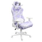 Sedia da gaming della serie COW con stampa lavanda TS85