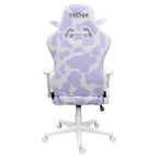 Sedia da gaming della serie COW con stampa lavanda TS85