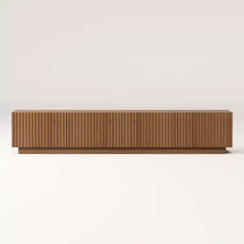 Luck Live Modern 86.61 TV Stand and Media Console & Entertainment Centers with Large Storage Space