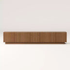 Luck Live Modern 86.61 TV Stand and Media Console & Entertainment Centers with Large Storage Space