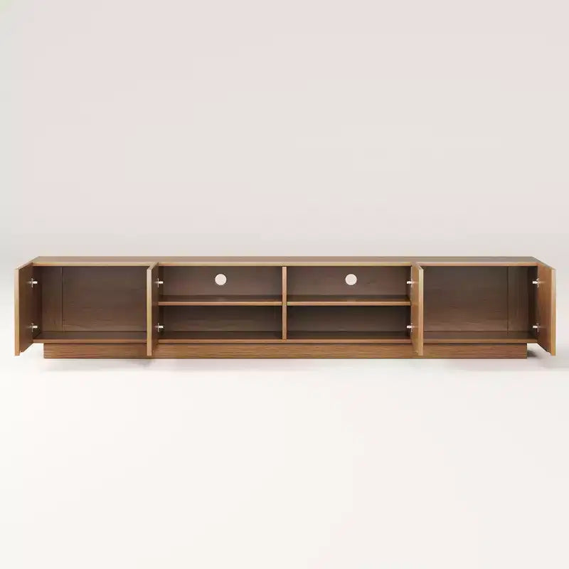 Luck Live Modern 86.61 TV Stand and Media Console & Entertainment Centers with Large Storage Space