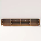 Luck Live Modern 86.61 TV Stand and Media Console & Entertainment Centers with Large Storage Space