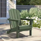 Hyleory Sedia Adirondack Pieghevole in HDPE Sedia a Sdraio da Esterno Resistente alle Intemperie