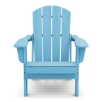 Hyleory Sedia Adirondack Pieghevole in HDPE Sedia a Sdraio da Esterno Resistente alle Intemperie